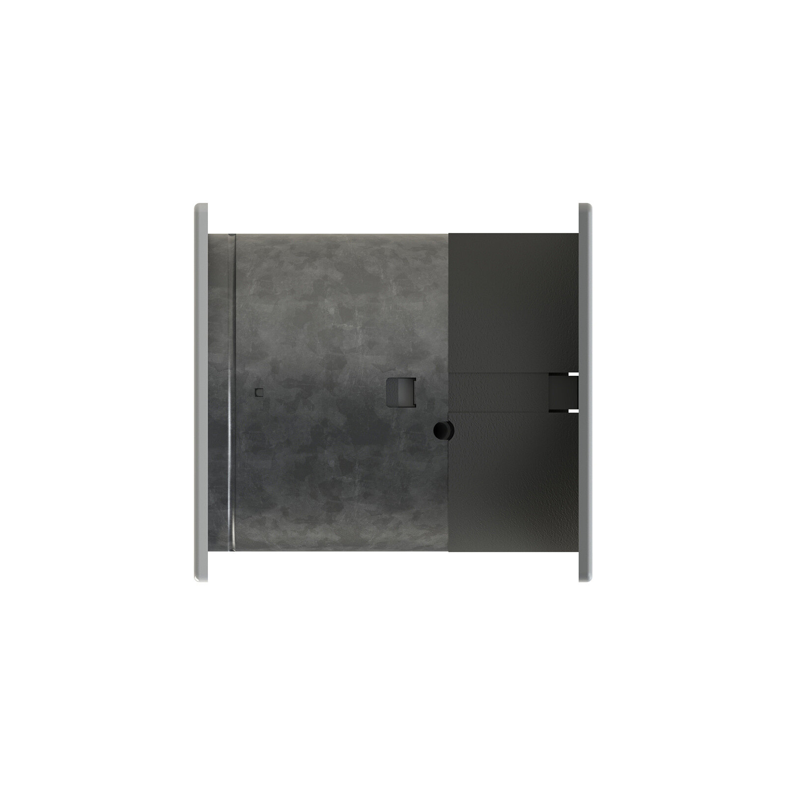 Cut-Out Zehnder ComfoDuct Activo S 60 Comfortable indoor ventilation Angled view