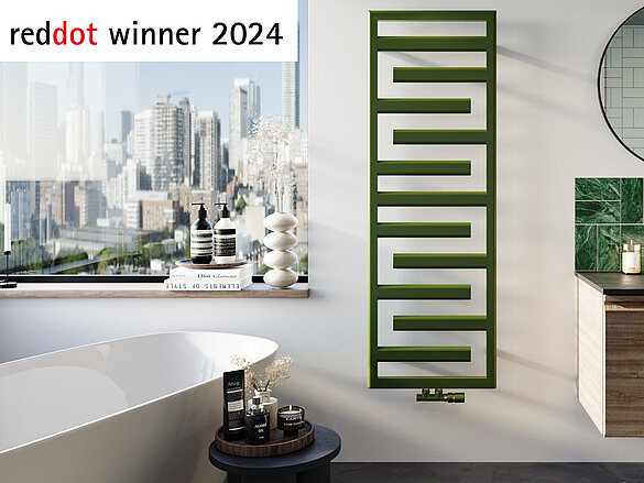Rendering Zehnder Tetris Decorative radiator 