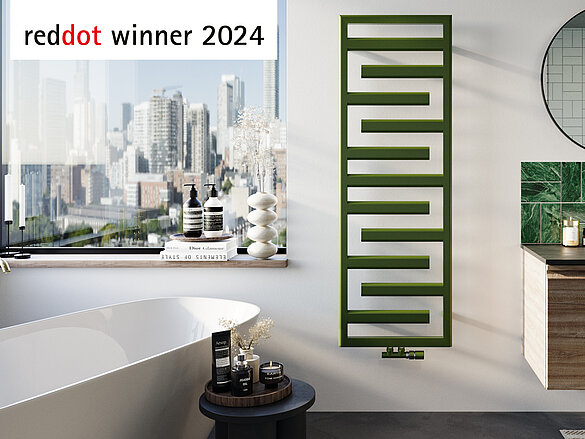 Rendering Zehnder Tetris Decorative radiator 