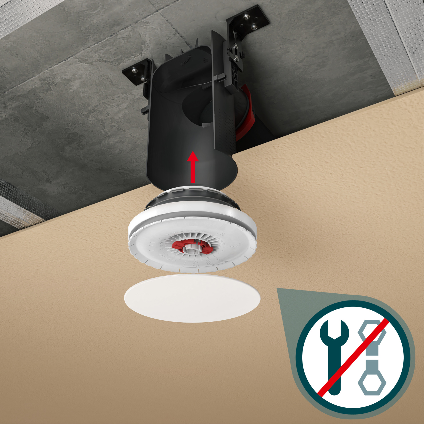 Montage de la Zehnder ComfoValve Luna