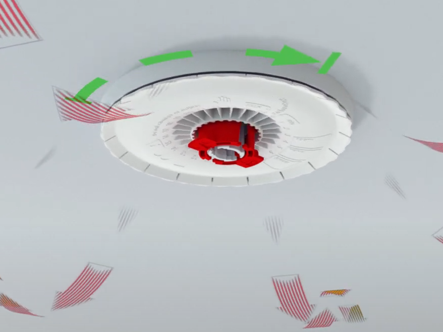 Regolazione della portata volumetrica ComfoValve Luna