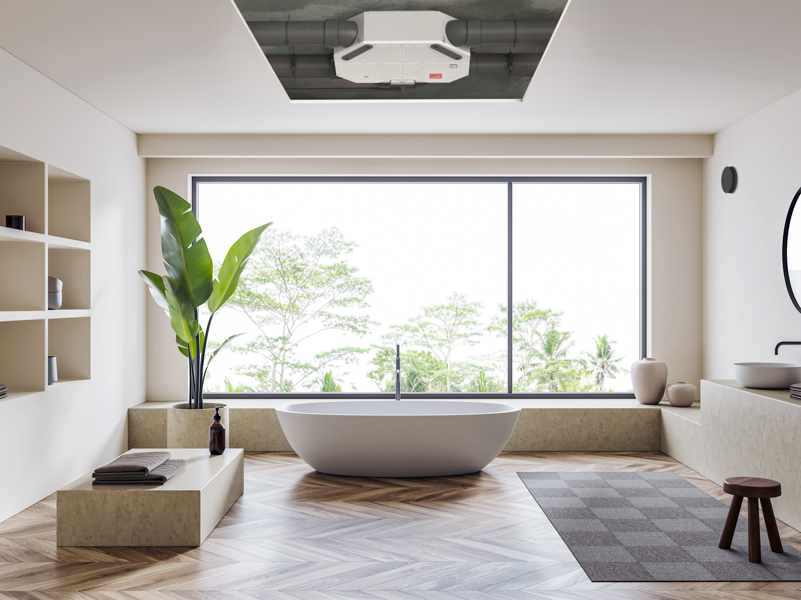 ComfoAir Flex pour la ventilation des salles d’eau