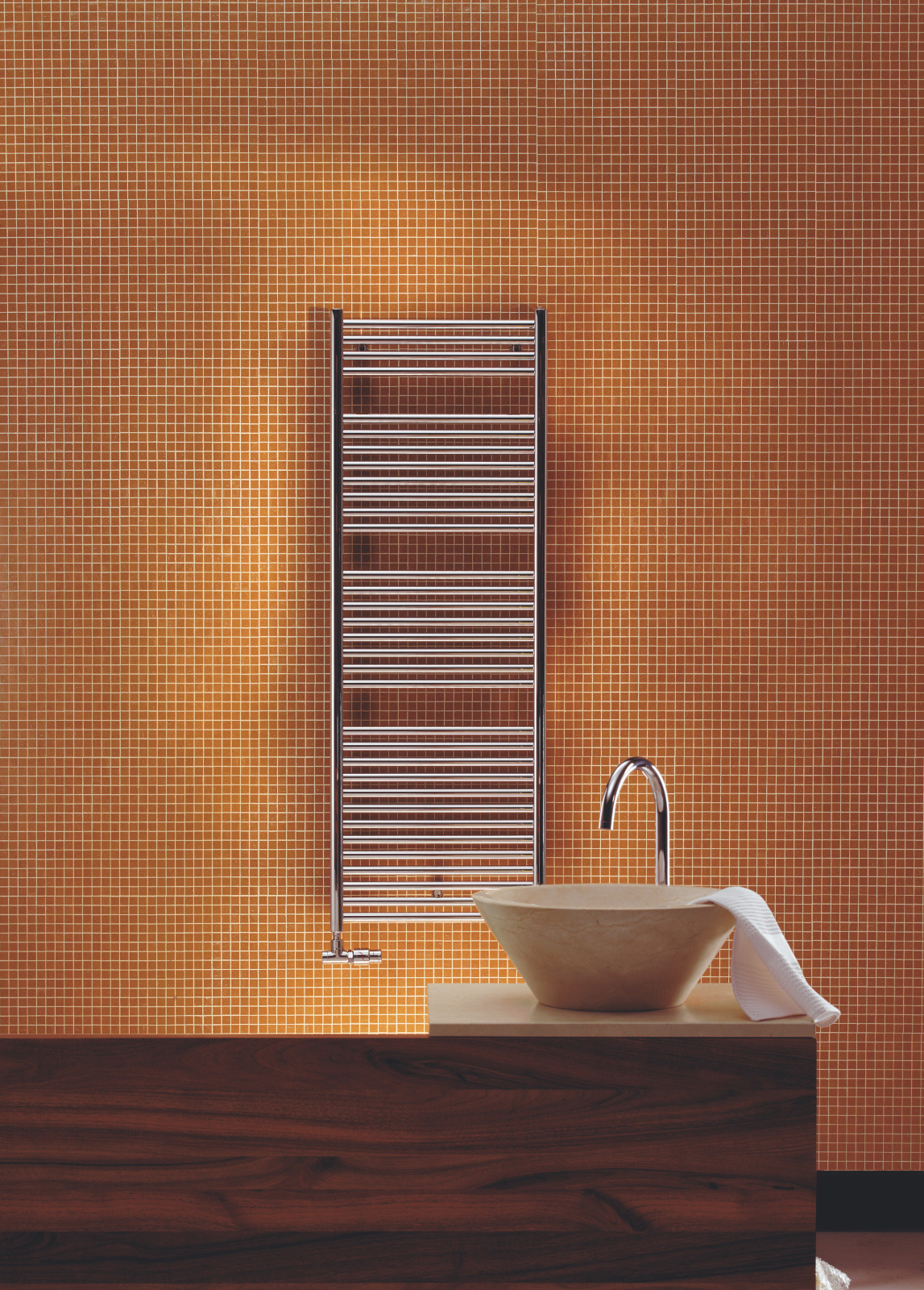 Rendering Zehnder Toga Decorative radiator Front view