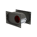 Cut-Out Zehnder ComfoDuct Activo S 60 Comfortable indoor ventilation Angled view