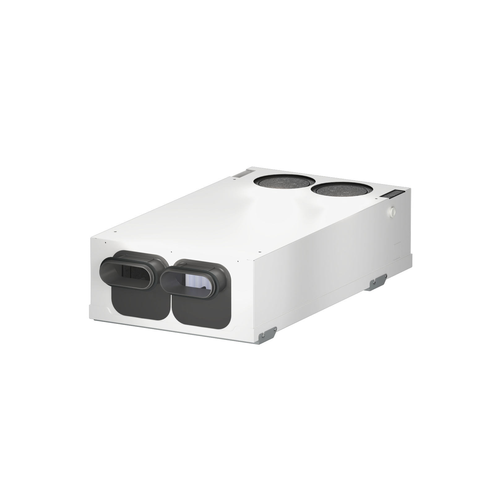 Cut-Out Zehnder ComfoAir Fit 100 Comfortable indoor ventilation Angled view