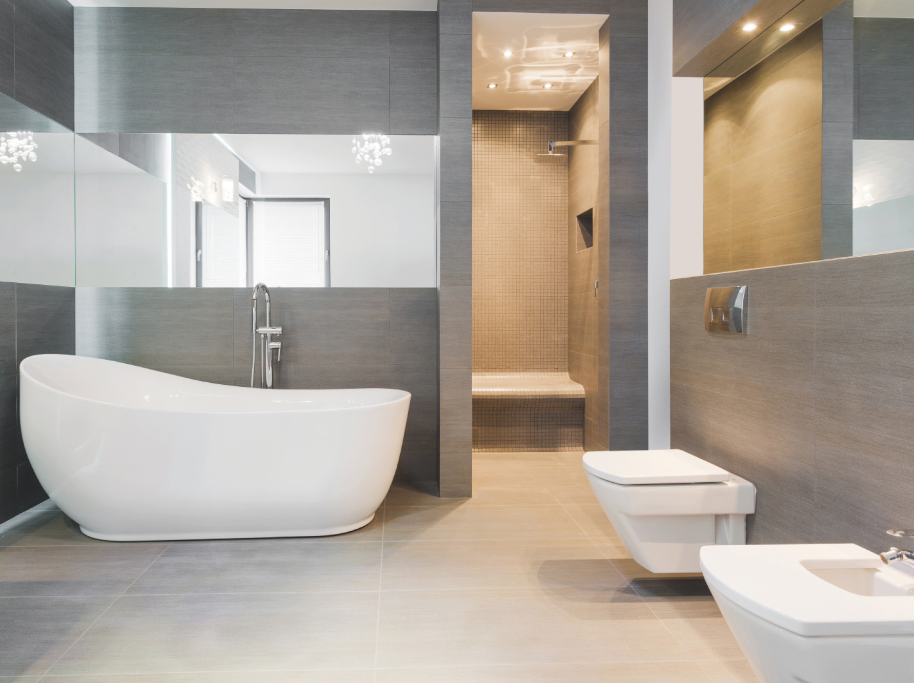 Bagno con Zehnder ComfoGrid Linea