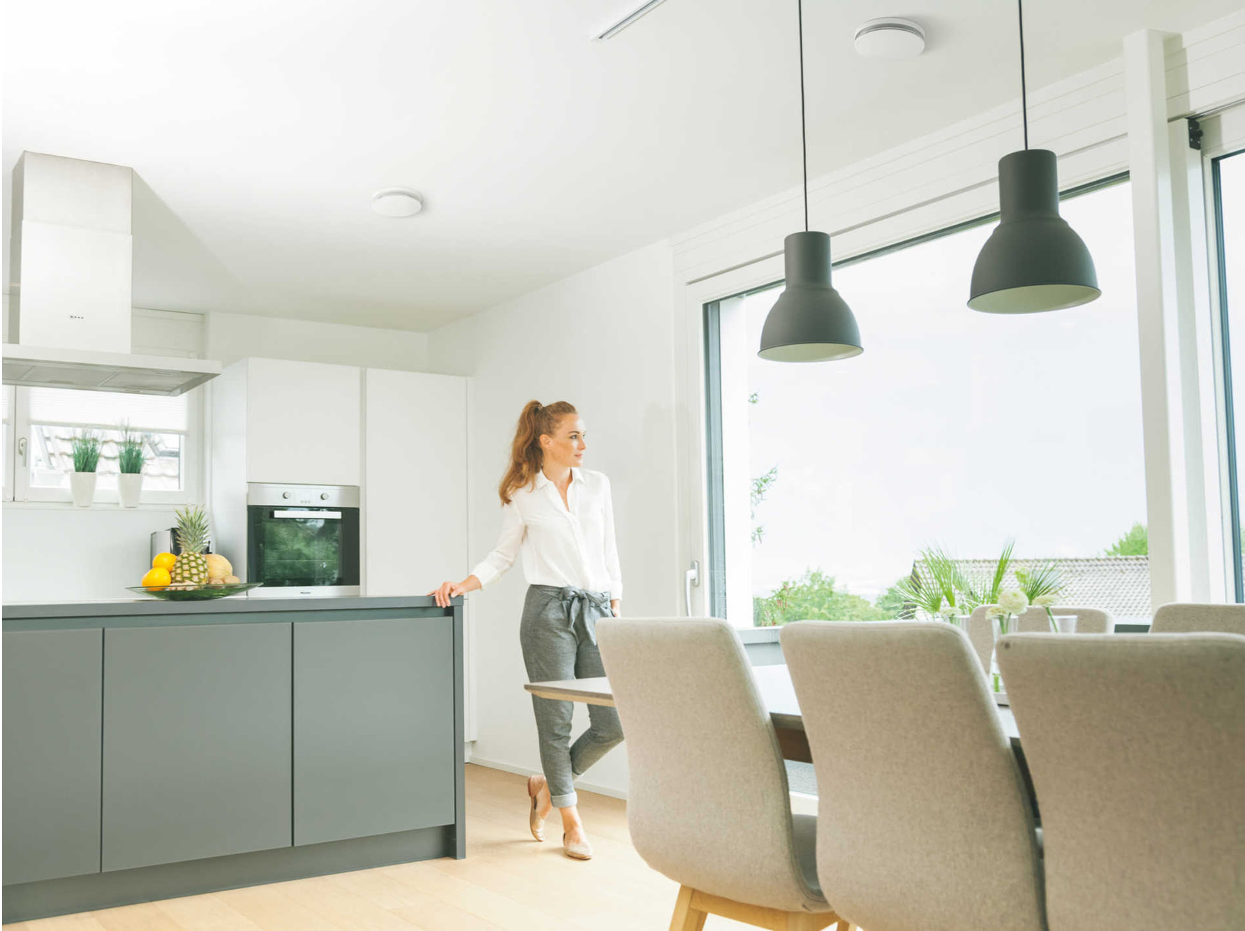 Sala da pranzo con Zehnder ComfoValce Luna E
